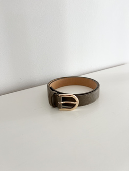 Pasek Skórzany Taupe