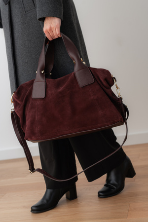 Torebka Marisa Bordowa