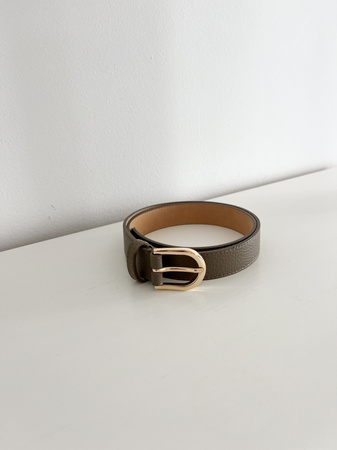 Pasek Skórzany Taupe 