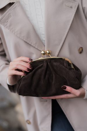 Torebka Ofelia MINI czekoladowy brąz