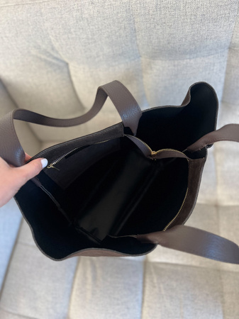 Halla MINI  Zamsz Czekoladowy Brąz