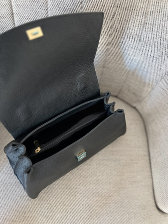 Torebka Lora Czarna Gładka