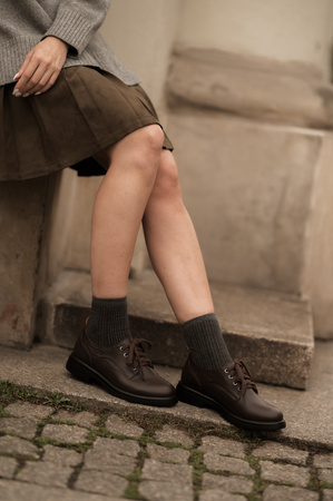 Buty Genova Czekoladowy Brąz