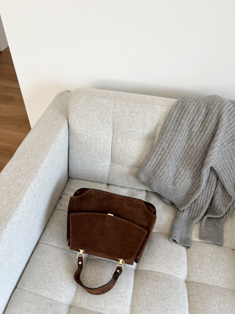 Torebka Lora Ciemny Brąz 