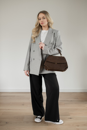 Torebka Lora Czekoladowy Brąz  