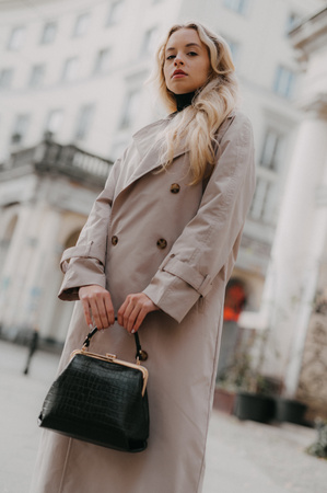 Torebka Edith Croco Czarna 