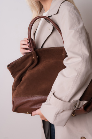 Torebka Klara Ciemny Brąz