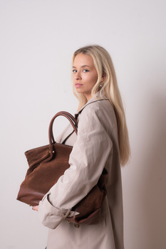 Torebka Klara Ciemny Brąz