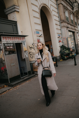 Torebka Edith Croco Czarna 