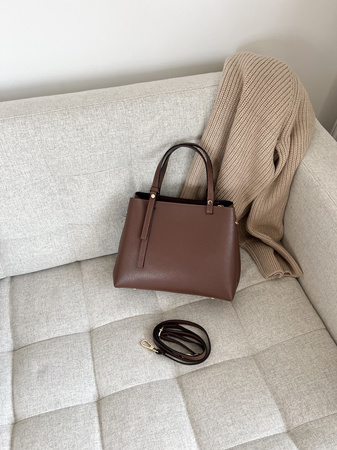 Torebka Lena Ciemny Brąz 