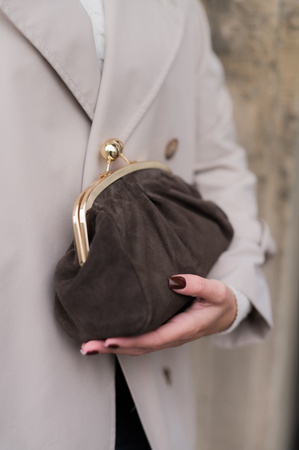 Torebka Ofelia MINI czekoladowy brąz