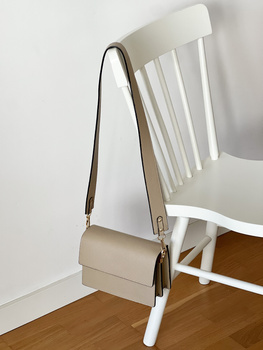 Torebka Adele Gładka Ciemny Beż