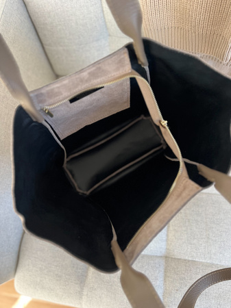 Halla MINI  Zamsz Taupe