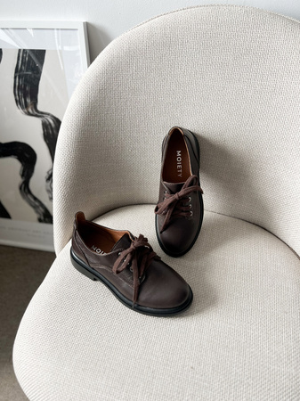 Buty Genova Czekoladowy Brąz