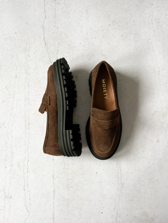 Buty Verona Ciemny Brąz ZAMSZ