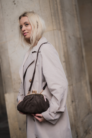 Torebka Ofelia MINI czekoladowy brąz