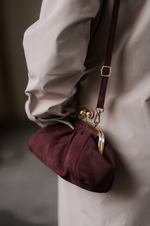 Torebka Ofelia MINI bordo 