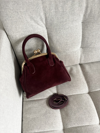 Torebka Maria ZAMSZ Bordo