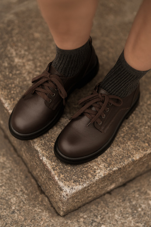 Buty Genova Czekoladowy Brąz